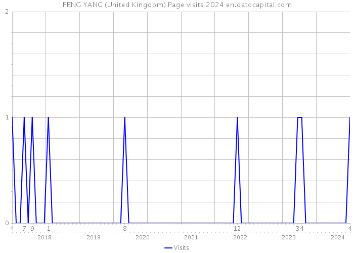FENG YANG (United Kingdom) Page visits 2024 