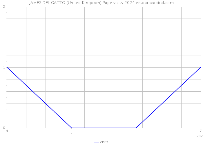 JAMES DEL GATTO (United Kingdom) Page visits 2024 
