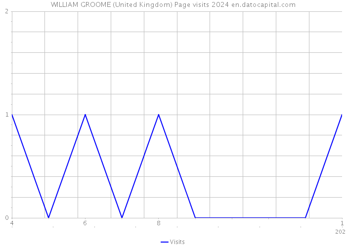 WILLIAM GROOME (United Kingdom) Page visits 2024 