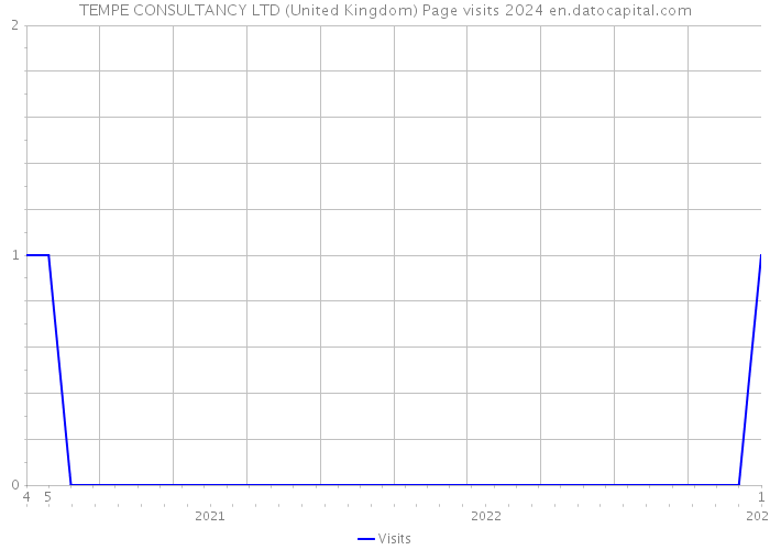 TEMPE CONSULTANCY LTD (United Kingdom) Page visits 2024 