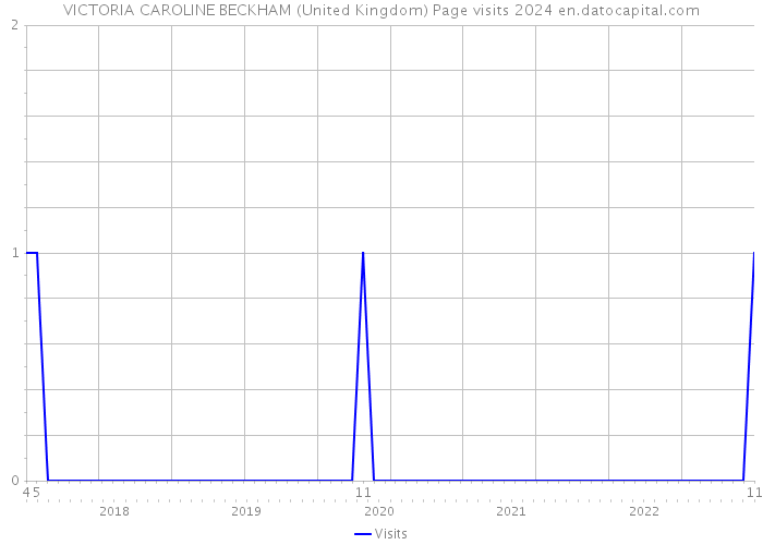 VICTORIA CAROLINE BECKHAM (United Kingdom) Page visits 2024 
