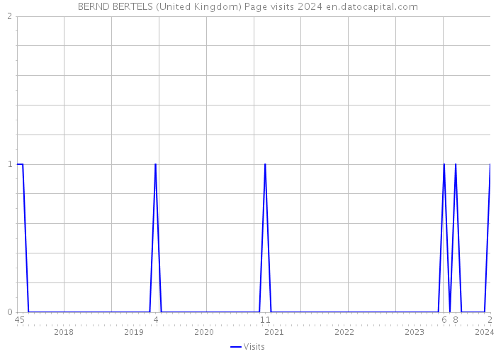 BERND BERTELS (United Kingdom) Page visits 2024 