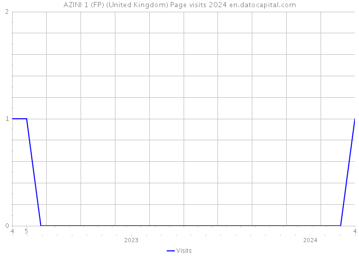 AZINI 1 (FP) (United Kingdom) Page visits 2024 
