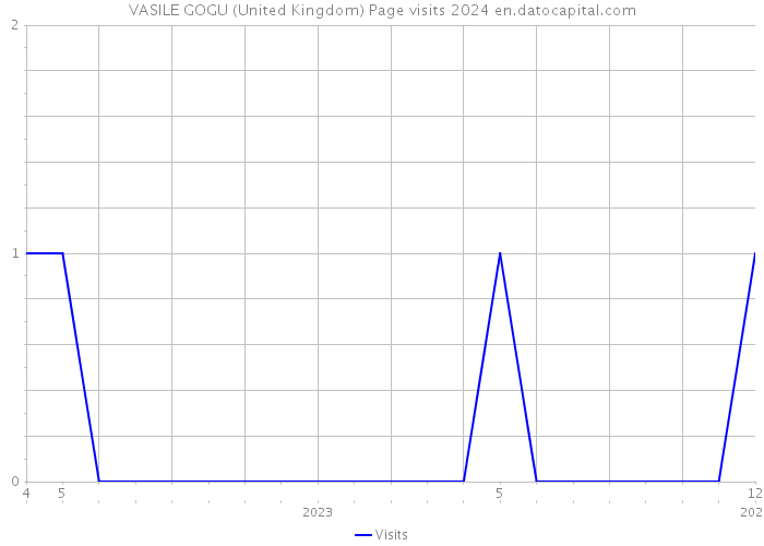 VASILE GOGU (United Kingdom) Page visits 2024 