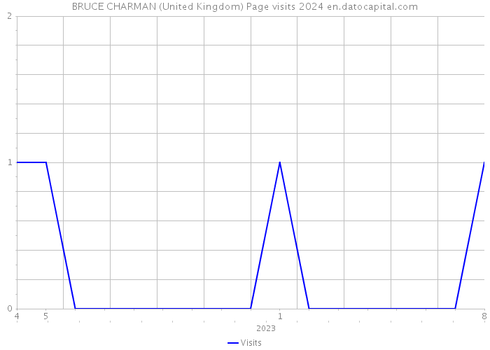 BRUCE CHARMAN (United Kingdom) Page visits 2024 