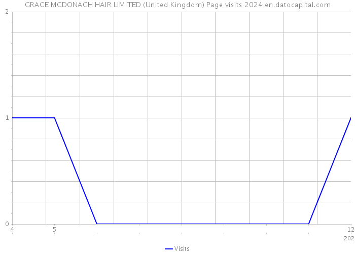 GRACE MCDONAGH HAIR LIMITED (United Kingdom) Page visits 2024 