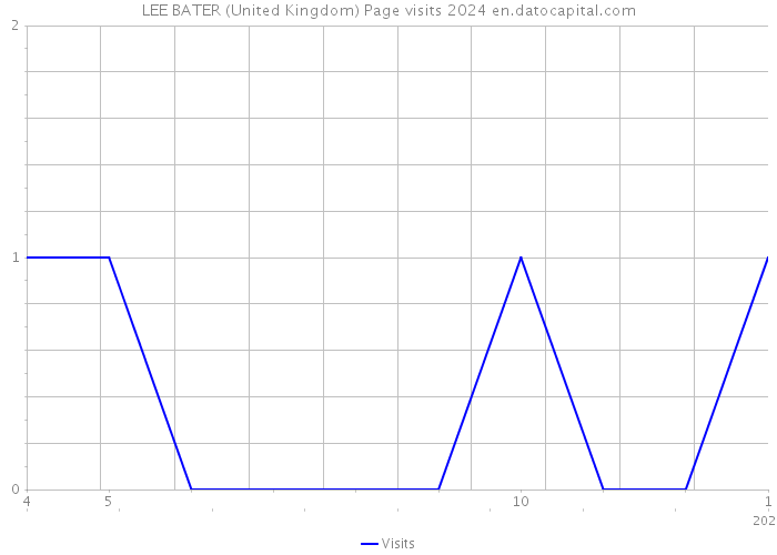 LEE BATER (United Kingdom) Page visits 2024 