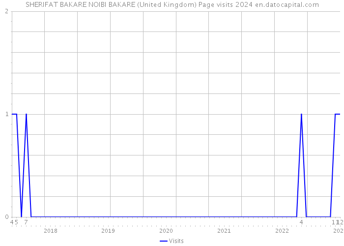 SHERIFAT BAKARE NOIBI BAKARE (United Kingdom) Page visits 2024 