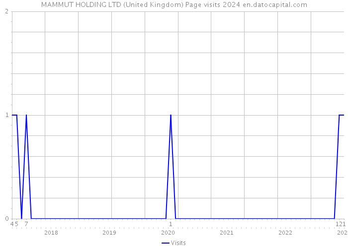 MAMMUT HOLDING LTD (United Kingdom) Page visits 2024 