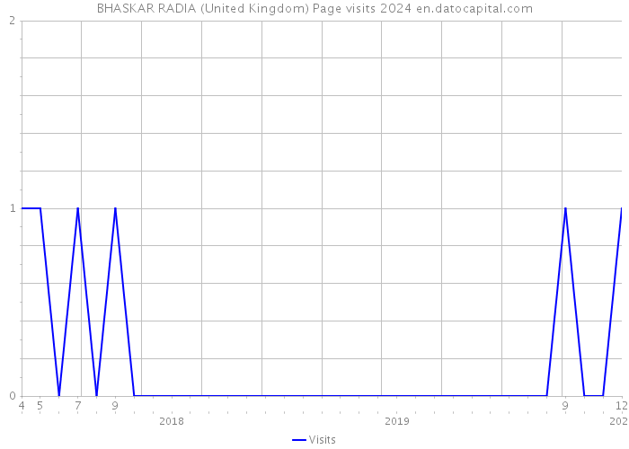 BHASKAR RADIA (United Kingdom) Page visits 2024 