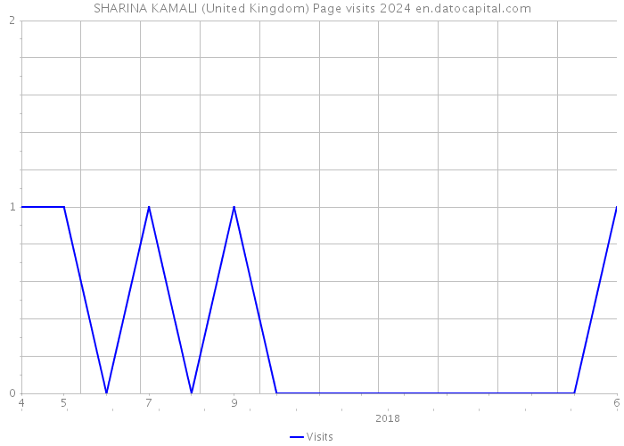 SHARINA KAMALI (United Kingdom) Page visits 2024 