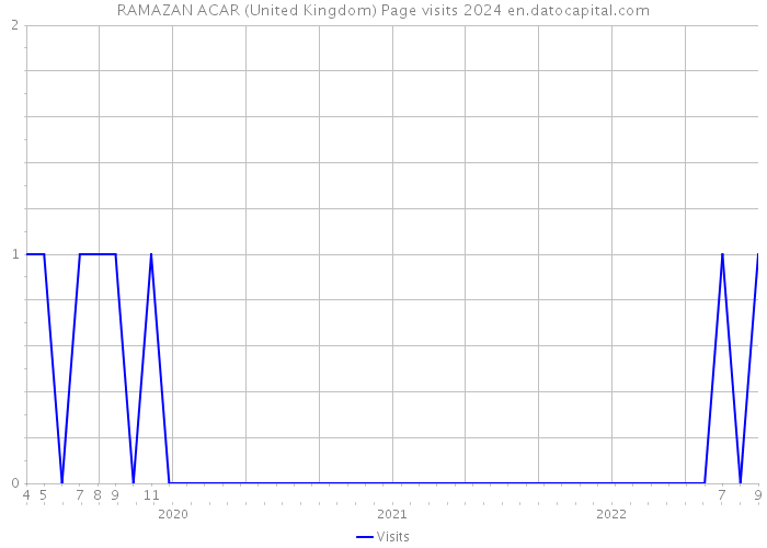 RAMAZAN ACAR (United Kingdom) Page visits 2024 