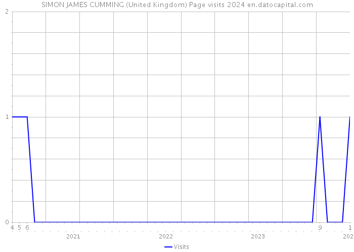 SIMON JAMES CUMMING (United Kingdom) Page visits 2024 