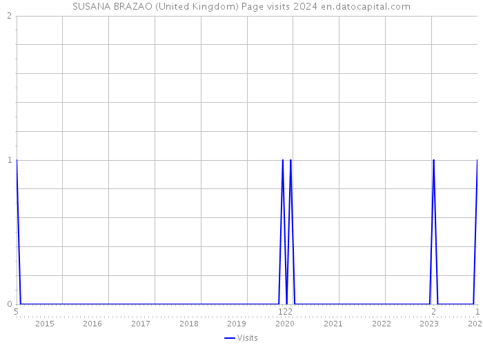 SUSANA BRAZAO (United Kingdom) Page visits 2024 