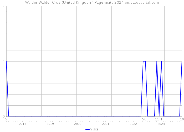 Walder Walder Cruz (United Kingdom) Page visits 2024 