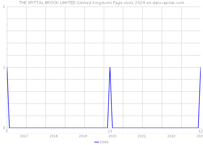THE SPITTAL BROOK LIMITED (United Kingdom) Page visits 2024 