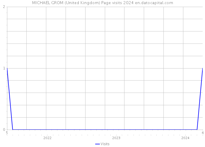 MICHAEL GROM (United Kingdom) Page visits 2024 
