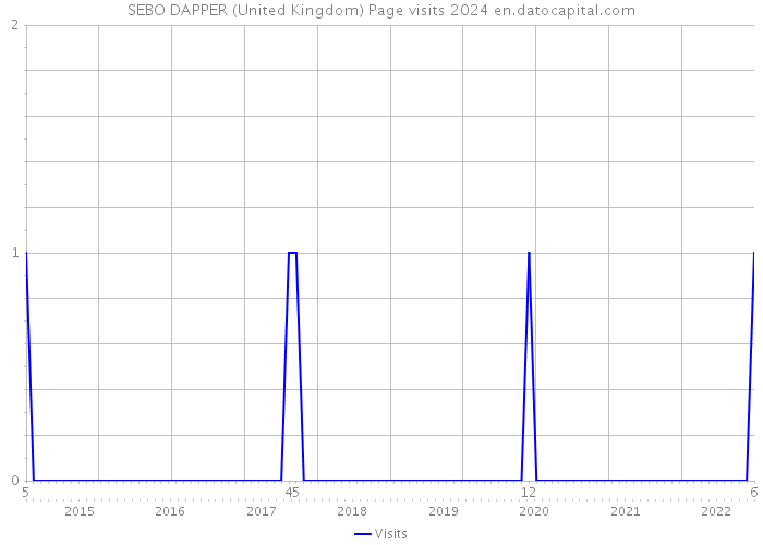 SEBO DAPPER (United Kingdom) Page visits 2024 