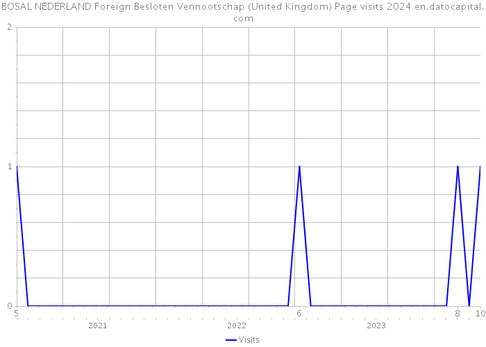 BOSAL NEDERLAND Foreign Besloten Vennootschap (United Kingdom) Page visits 2024 