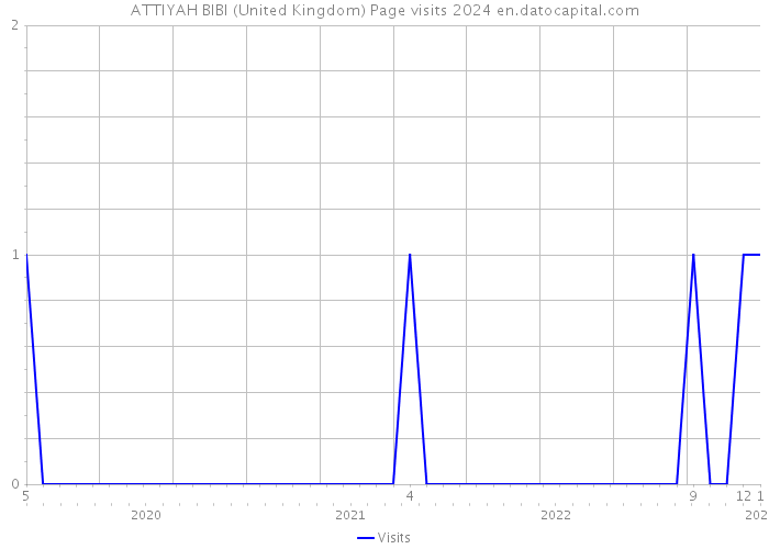 ATTIYAH BIBI (United Kingdom) Page visits 2024 