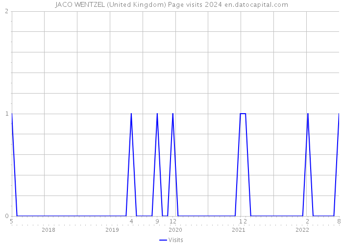 JACO WENTZEL (United Kingdom) Page visits 2024 