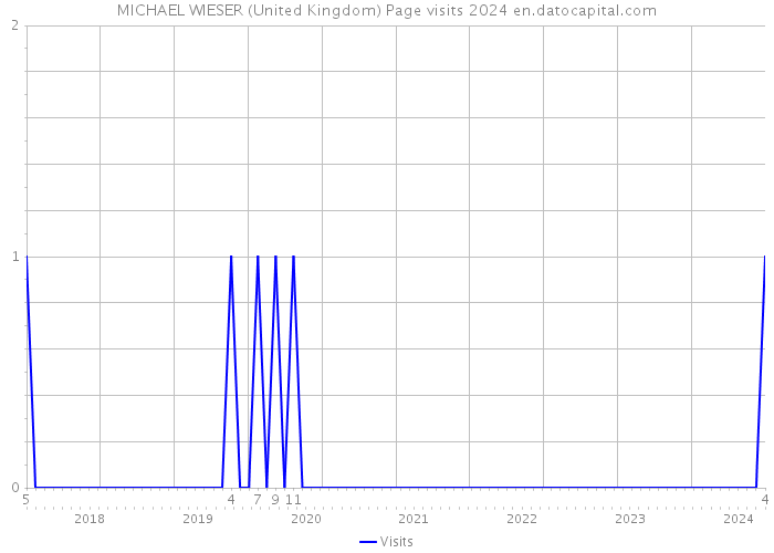 MICHAEL WIESER (United Kingdom) Page visits 2024 