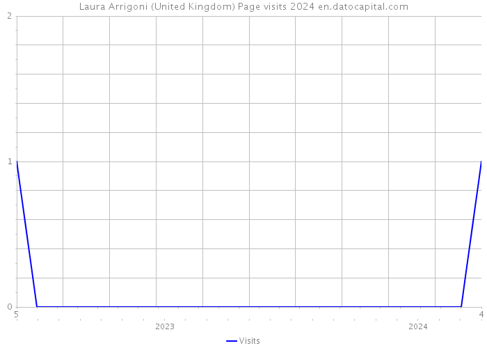 Laura Arrigoni (United Kingdom) Page visits 2024 
