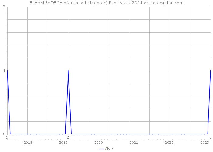 ELHAM SADEGHIAN (United Kingdom) Page visits 2024 