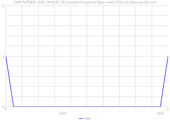 OUR FUTURE; OUR CHOICE LTD (United Kingdom) Page visits 2024 