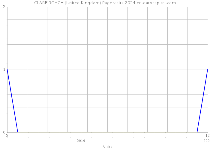 CLARE ROACH (United Kingdom) Page visits 2024 