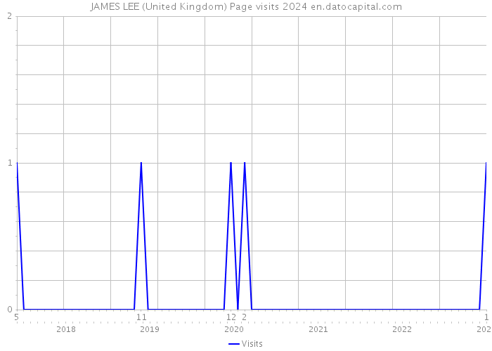 JAMES LEE (United Kingdom) Page visits 2024 