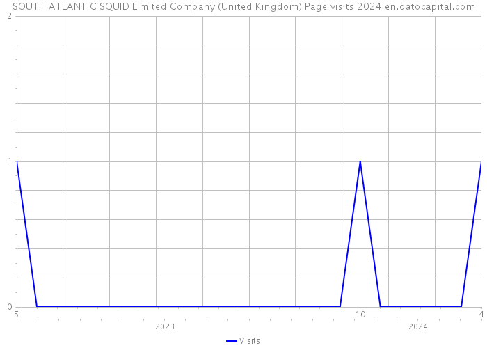 SOUTH ATLANTIC SQUID Limited Company (United Kingdom) Page visits 2024 