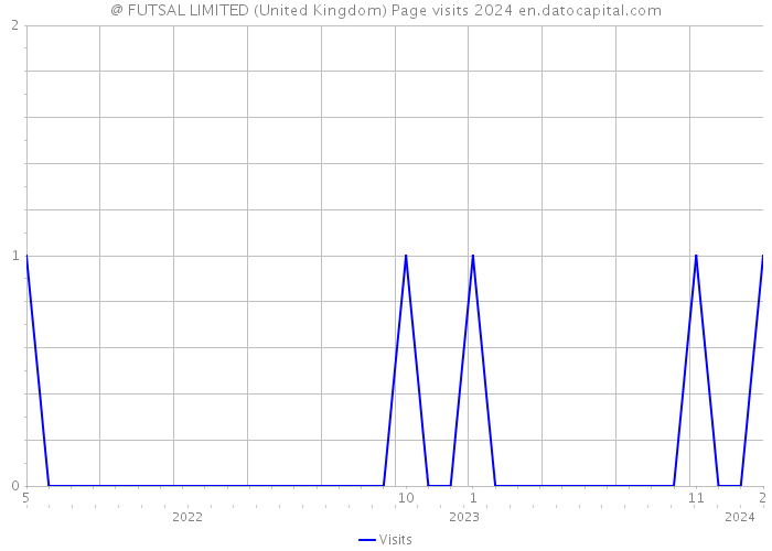 @ FUTSAL LIMITED (United Kingdom) Page visits 2024 