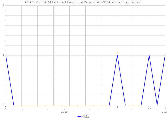 ADAM MICHALSKI (United Kingdom) Page visits 2024 