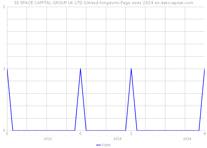 SS SPACE CAPITAL GROUP UK LTD (United Kingdom) Page visits 2024 
