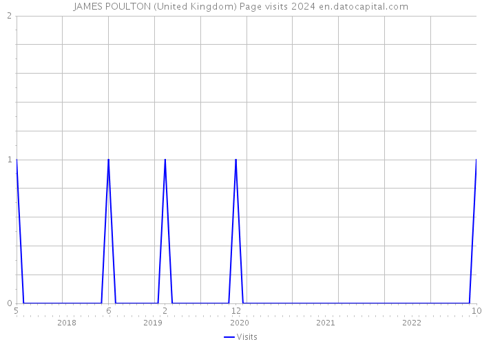 JAMES POULTON (United Kingdom) Page visits 2024 