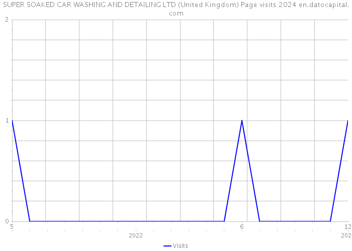 SUPER SOAKED CAR WASHING AND DETAILING LTD (United Kingdom) Page visits 2024 