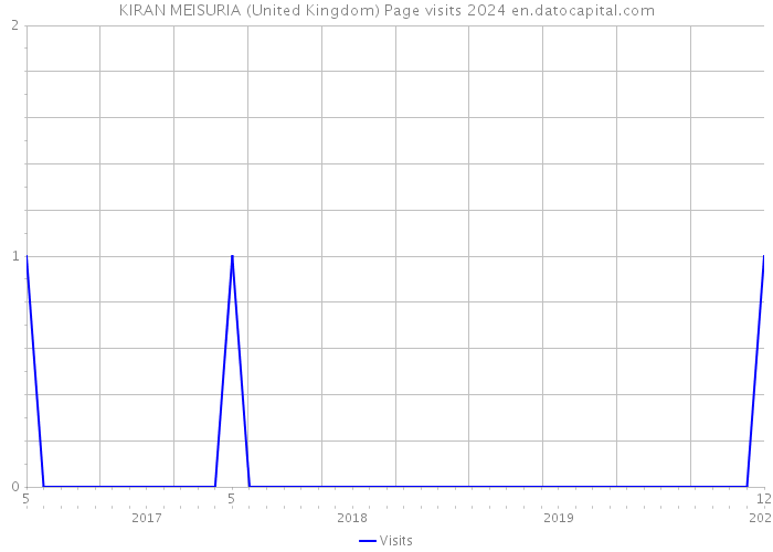 KIRAN MEISURIA (United Kingdom) Page visits 2024 