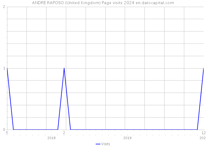 ANDRE RAPOSO (United Kingdom) Page visits 2024 
