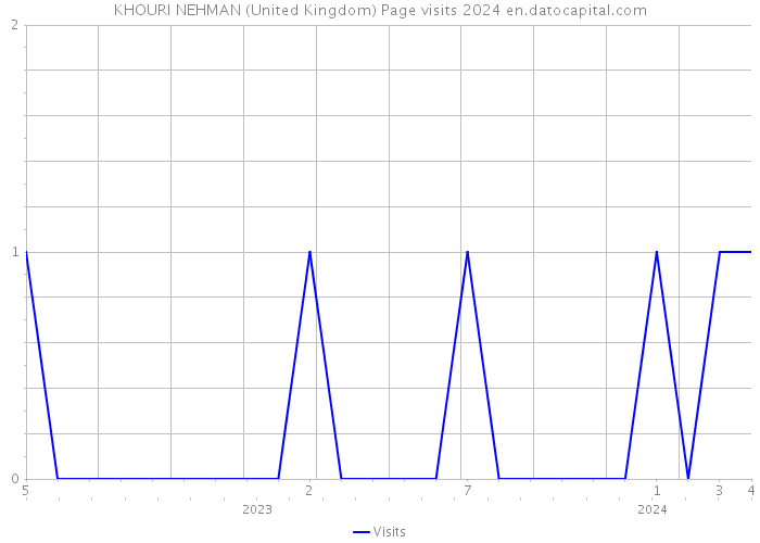 KHOURI NEHMAN (United Kingdom) Page visits 2024 
