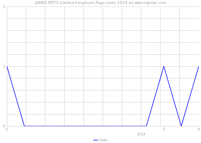 JAMES PETO (United Kingdom) Page visits 2024 