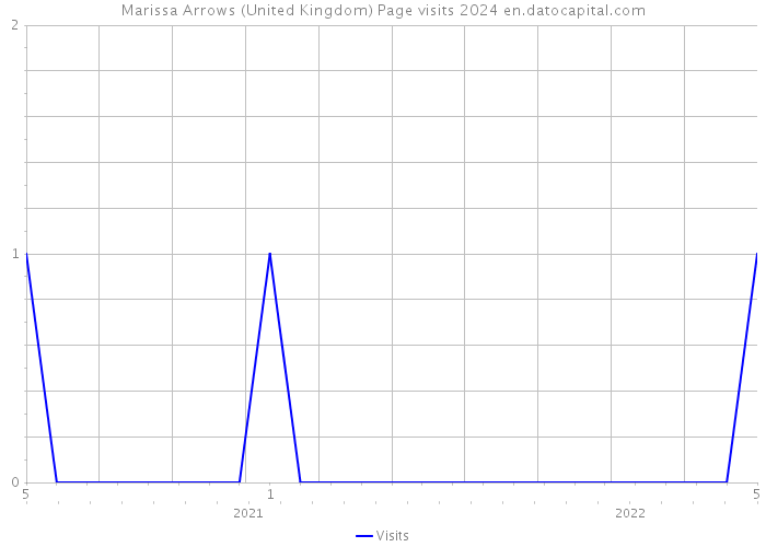 Marissa Arrows (United Kingdom) Page visits 2024 