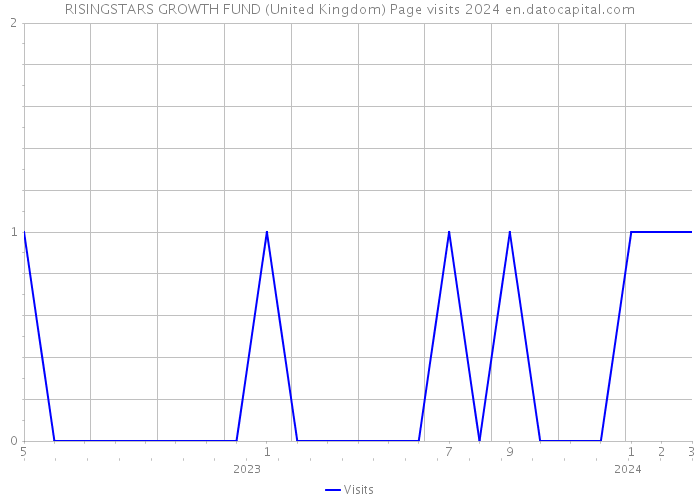 RISINGSTARS GROWTH FUND (United Kingdom) Page visits 2024 