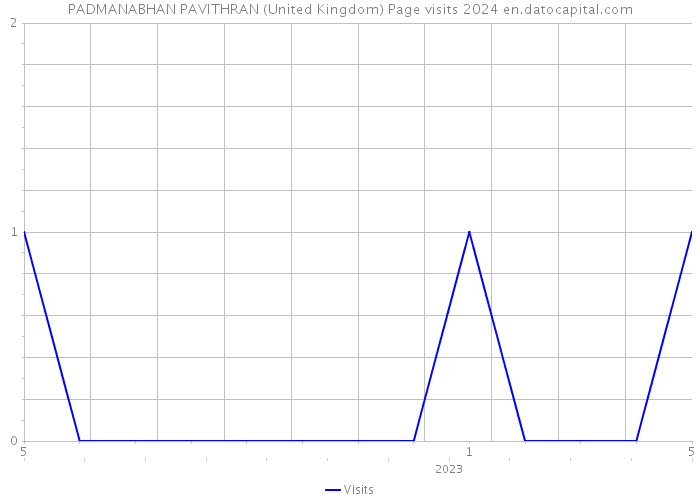 PADMANABHAN PAVITHRAN (United Kingdom) Page visits 2024 