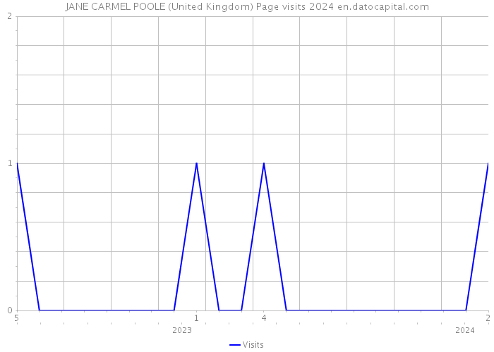 JANE CARMEL POOLE (United Kingdom) Page visits 2024 