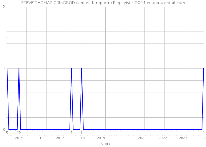 STEVE THOMAS GRINDROD (United Kingdom) Page visits 2024 