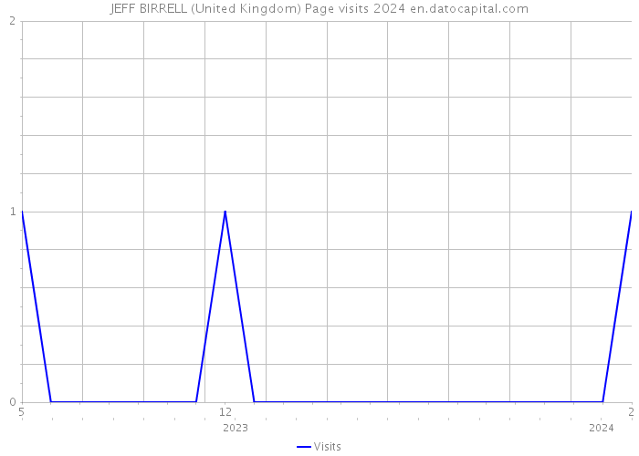 JEFF BIRRELL (United Kingdom) Page visits 2024 