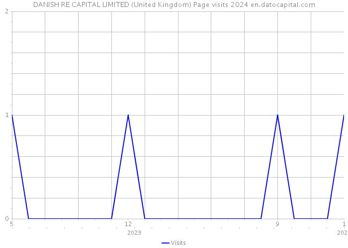DANISH RE CAPITAL LIMITED (United Kingdom) Page visits 2024 
