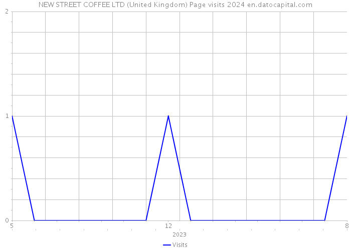 NEW STREET COFFEE LTD (United Kingdom) Page visits 2024 