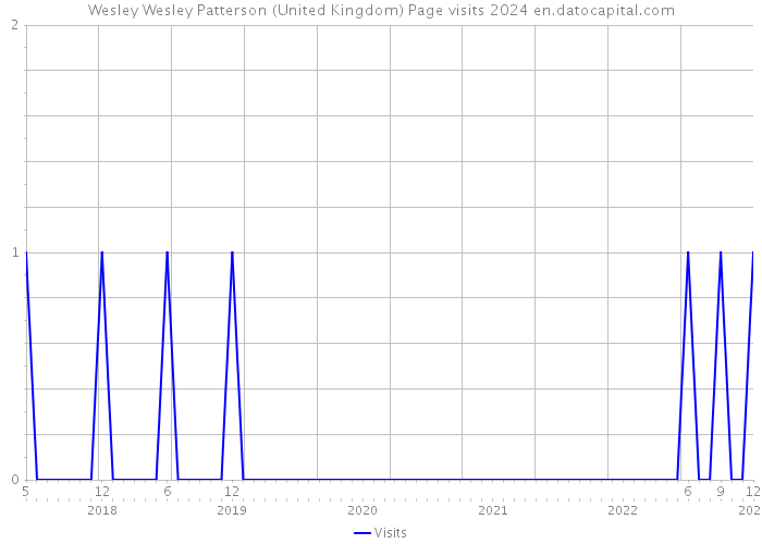 Wesley Wesley Patterson (United Kingdom) Page visits 2024 